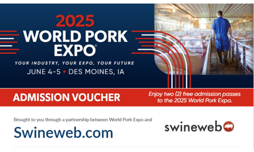 2025 World Pork Expo Admission Voucher 